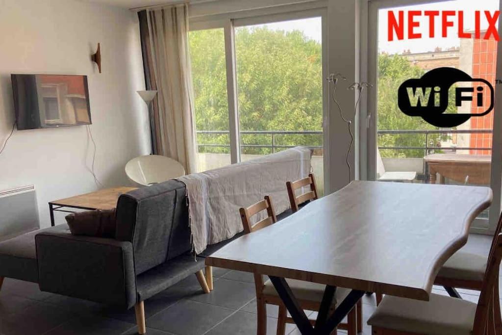 Appartement *Spacieux *Centre*Lumineux*Wifi Dunkirk ภายนอก รูปภาพ